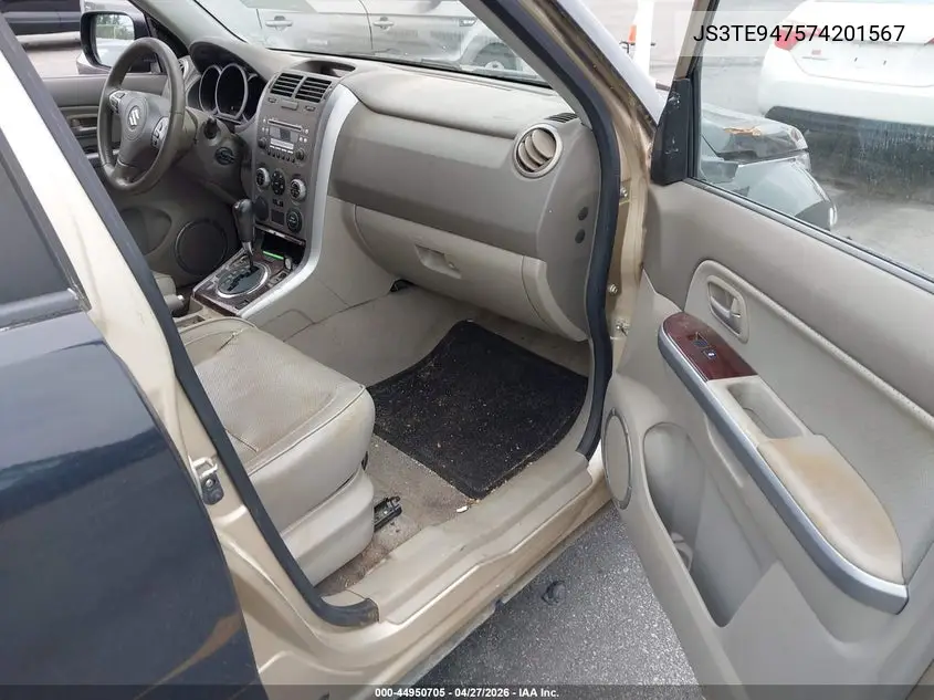 2007 Suzuki Grand Vitara Luxury VIN: JS3TE947574201567 Lot: 44950705