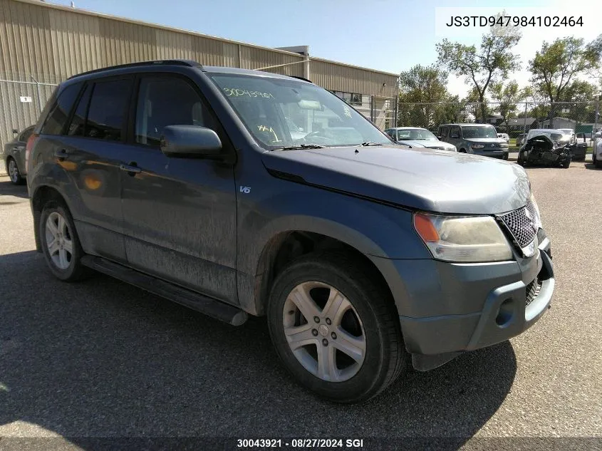 2008 Suzuki Grand Vitara Luxury VIN: JS3TD947984102464 Lot: 30043921