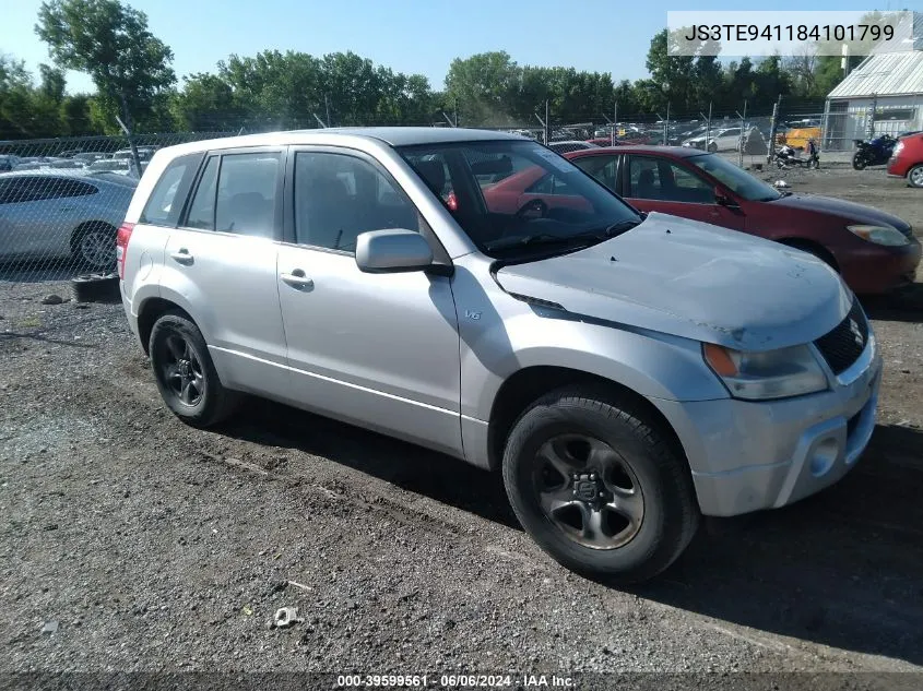 2008 Suzuki Grand Vitara Appearance/Appearance + VIN: JS3TE941184101799 Lot: 39599561