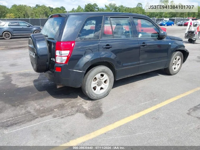 2008 Suzuki Grand Vitara Appearance/Appearance + VIN: JS3TE941384101707 Lot: 39830440