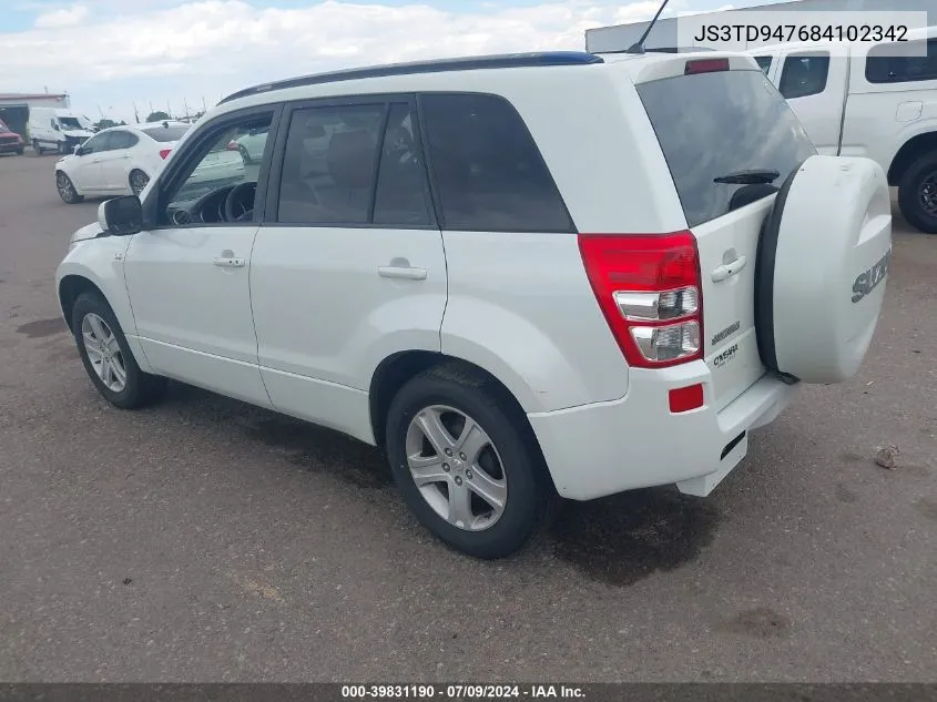 2008 Suzuki Grand Vitara Luxury VIN: JS3TD947684102342 Lot: 39831190