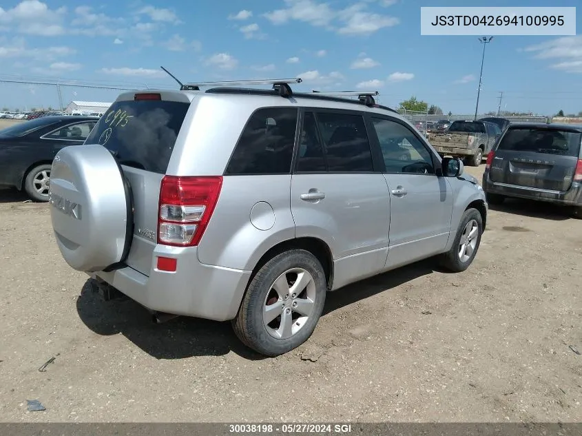 2009 Suzuki Grand Vitara VIN: JS3TD042694100995 Lot: 30038198