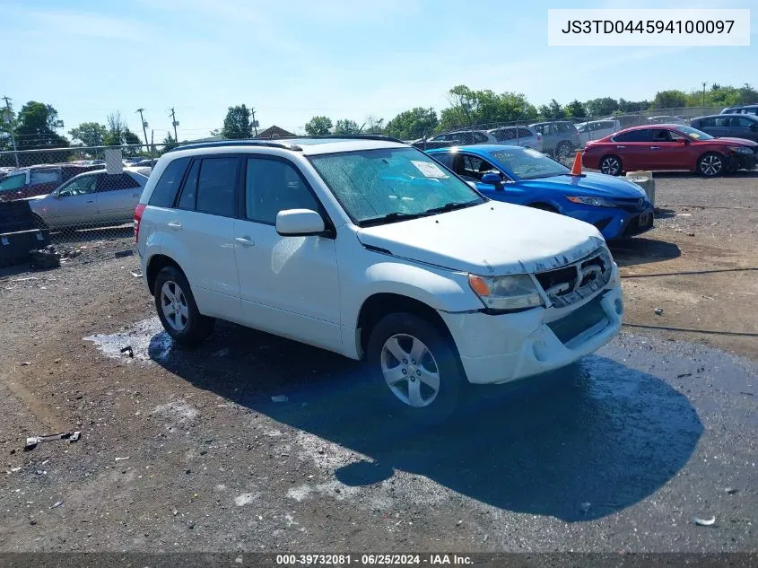 2009 Suzuki Grand Vitara Xsport VIN: JS3TD044594100097 Lot: 39732081