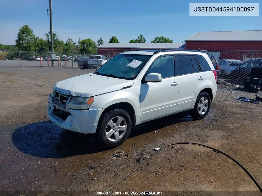 2009 Suzuki Grand Vitara Xsport VIN: JS3TD044594100097 Lot: 39732081