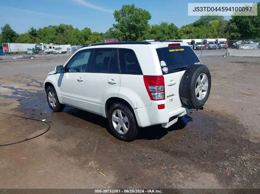 2009 Suzuki Grand Vitara Xsport VIN: JS3TD044594100097 Lot: 39732081