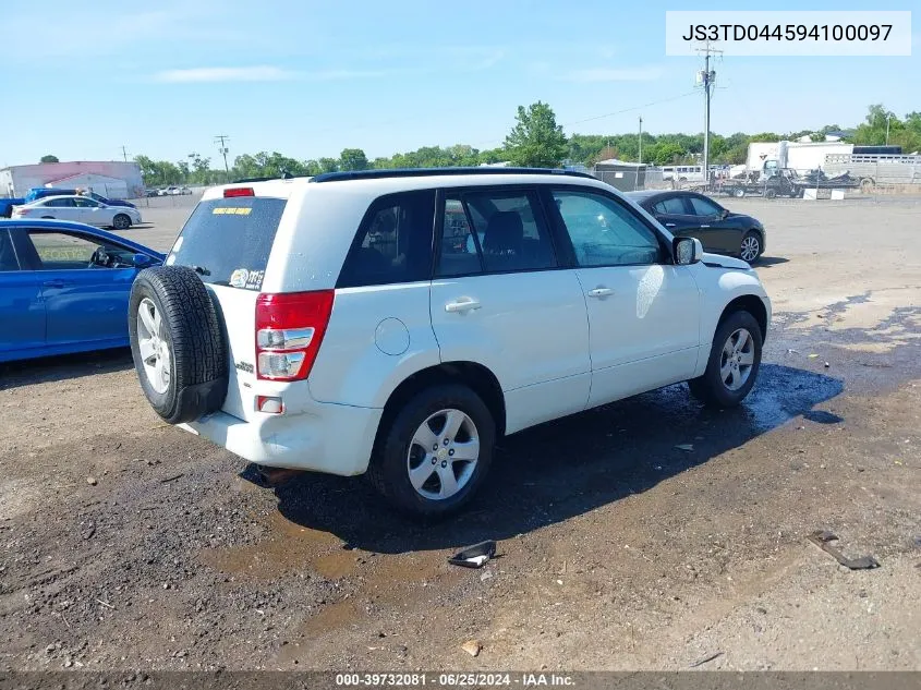 2009 Suzuki Grand Vitara Xsport VIN: JS3TD044594100097 Lot: 39732081