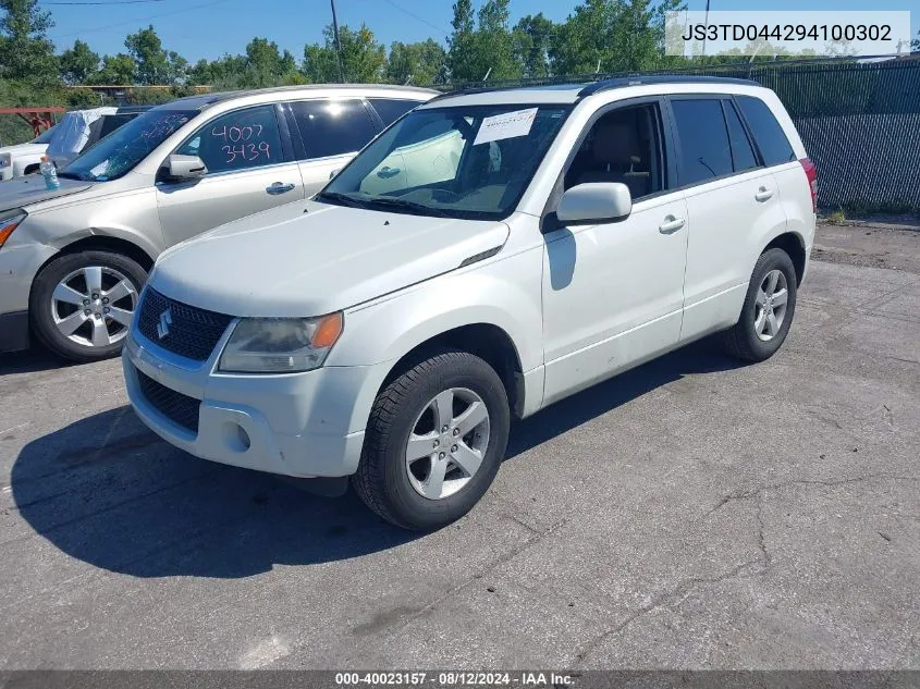 2009 Suzuki Grand Vitara Xsport VIN: JS3TD044294100302 Lot: 40023157