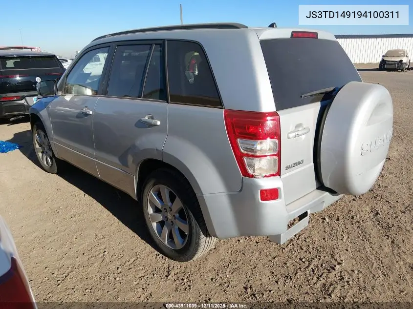 JS3TD149194100311 2009 Suzuki Grand Vitara Luxury V6