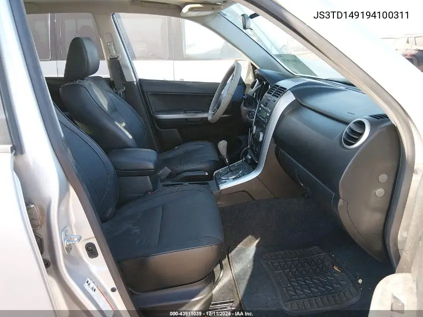 JS3TD149194100311 2009 Suzuki Grand Vitara Luxury V6