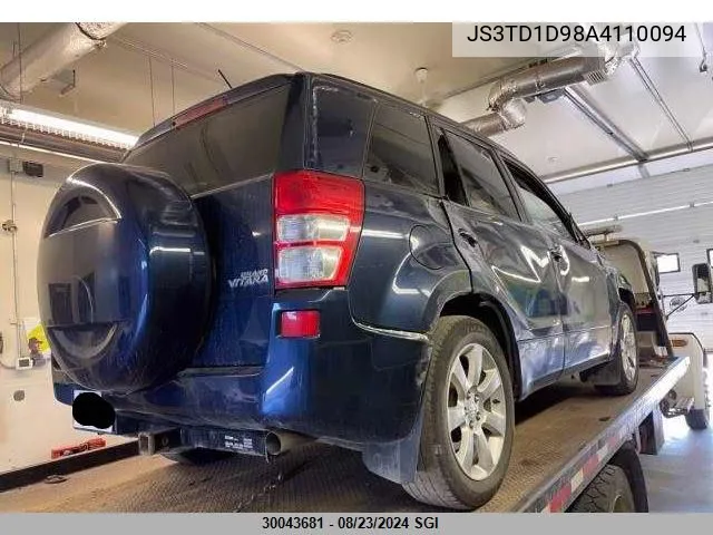 JS3TD1D98A4110094 2010 Suzuki Grand Vitara Jlx