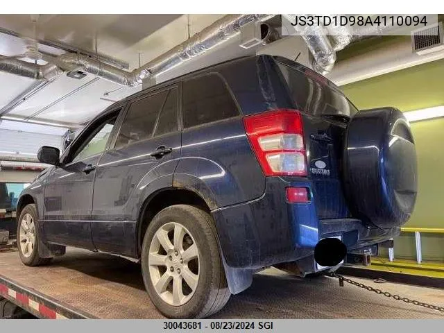 JS3TD1D98A4110094 2010 Suzuki Grand Vitara Jlx