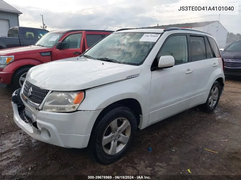 2010 Suzuki Grand Vitara Xsport VIN: JS3TE0D41A4101040 Lot: 39678969