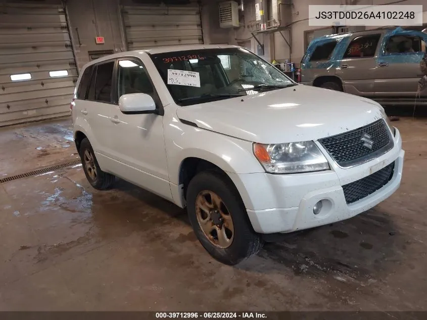 2010 Suzuki Grand Vitara Premium VIN: JS3TD0D26A4102248 Lot: 39712996