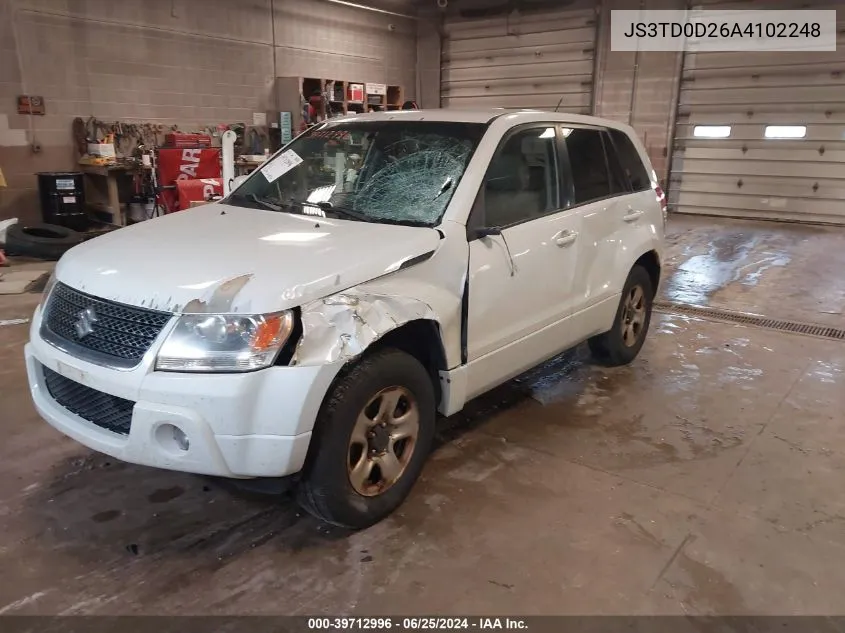 2010 Suzuki Grand Vitara Premium VIN: JS3TD0D26A4102248 Lot: 39712996