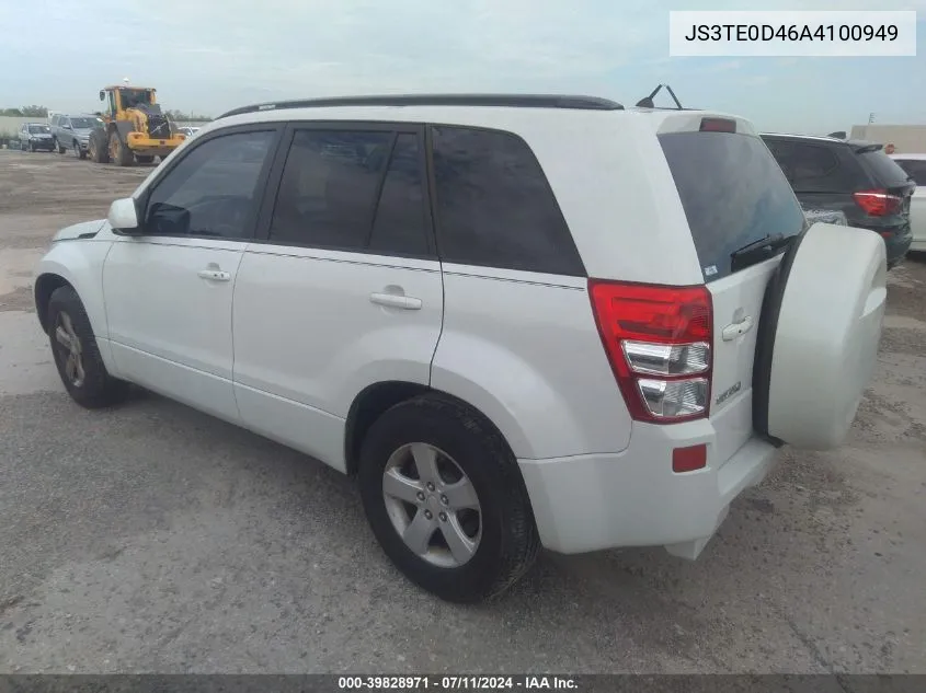 2010 Suzuki Grand Vitara Xsport VIN: JS3TE0D46A4100949 Lot: 39828971