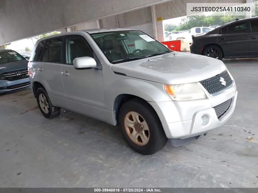 2010 Suzuki Grand Vitara Premium VIN: JS3TE0D25A4110340 Lot: 39948816