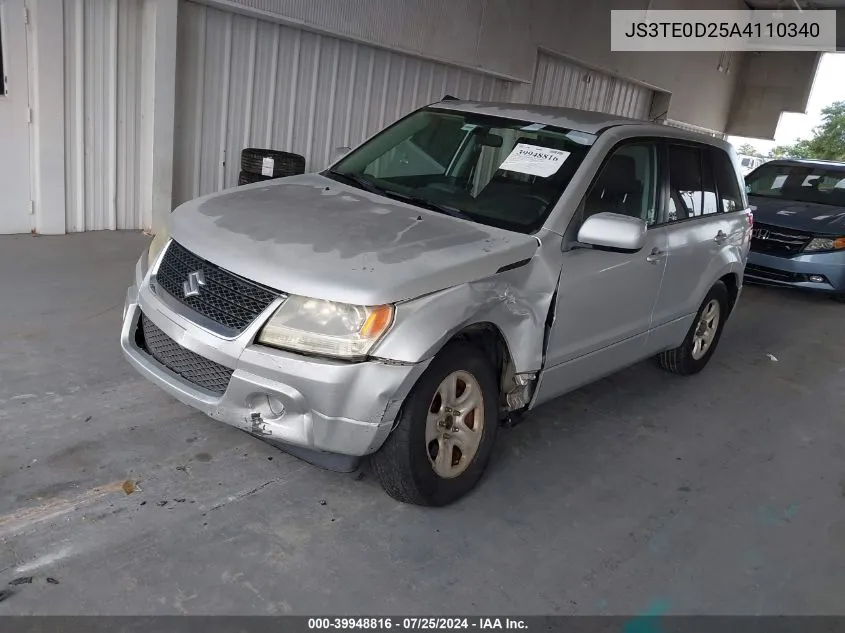 JS3TE0D25A4110340 2010 Suzuki Grand Vitara Premium