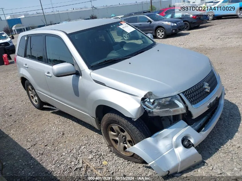 2010 Suzuki Grand Vitara Premium VIN: JS3TD0D21A4110029 Lot: 40119291