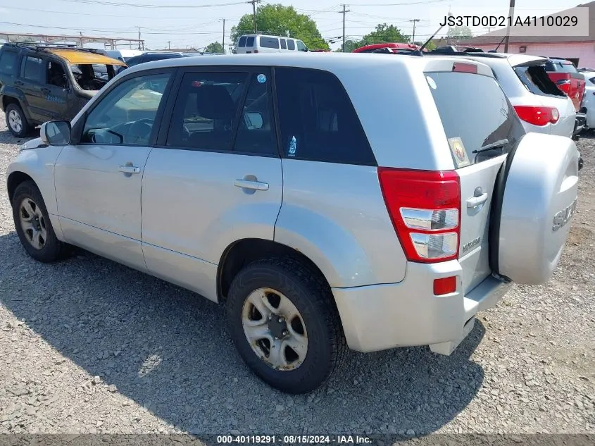 2010 Suzuki Grand Vitara Premium VIN: JS3TD0D21A4110029 Lot: 40119291