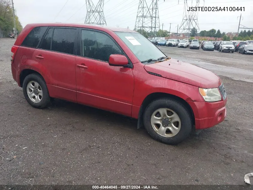 2010 Suzuki Grand Vitara Premium VIN: JS3TE0D25A4100441 Lot: 40464045