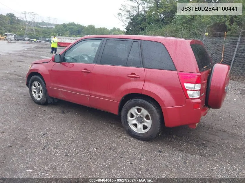 2010 Suzuki Grand Vitara Premium VIN: JS3TE0D25A4100441 Lot: 40464045