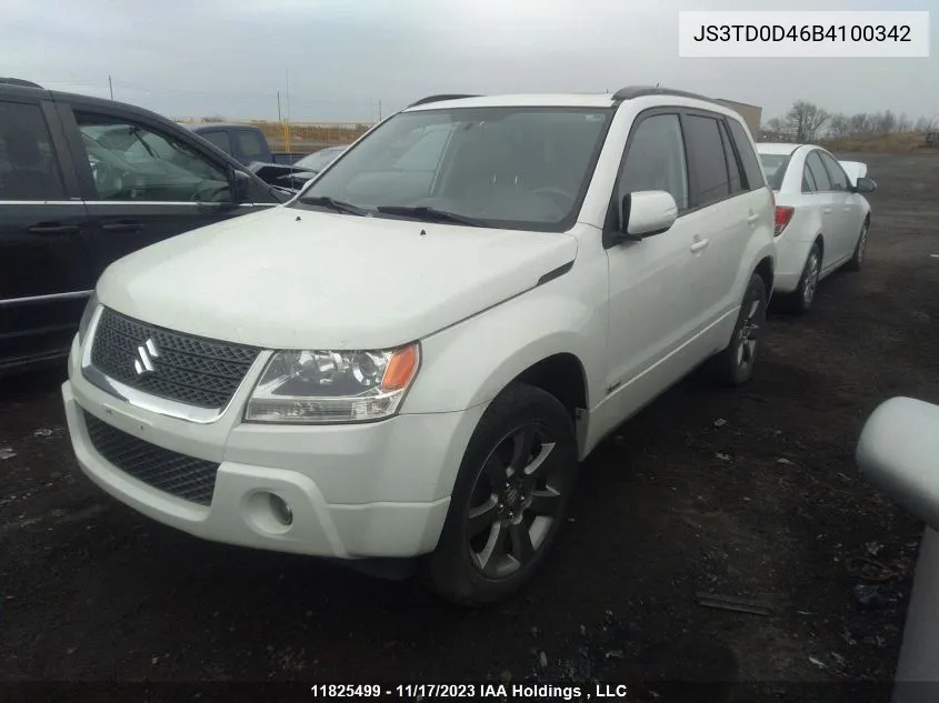 2011 Suzuki Grand Vitara VIN: JS3TD0D46B4100342 Lot: 11825499