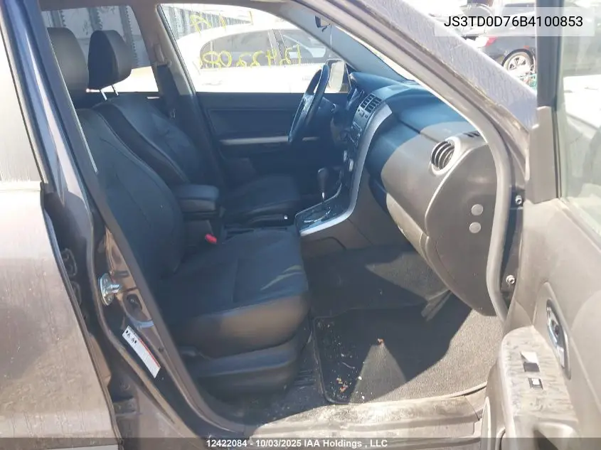 JS3TD0D76B4100853 2011 Suzuki Grand Vitara Jlx
