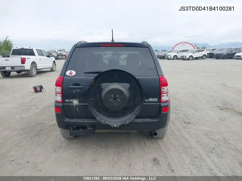 2011 Suzuki Grand Vitara Xsport VIN: JS3TD0D41B4100281 Lot: 12621393