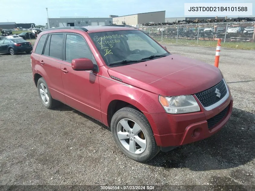 2011 Suzuki Grand Vitara Premium VIN: JS3TD0D21B4101588 Lot: 30040554