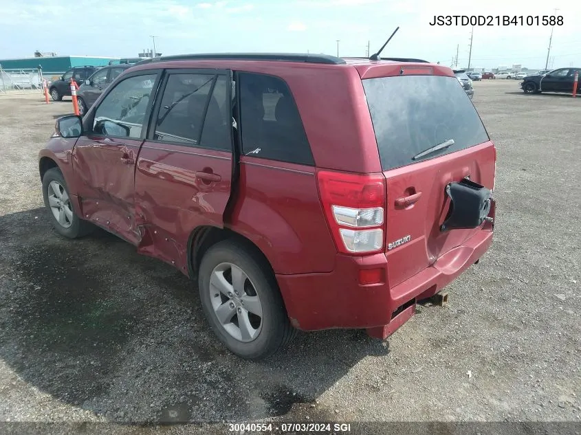 2011 Suzuki Grand Vitara Premium VIN: JS3TD0D21B4101588 Lot: 30040554