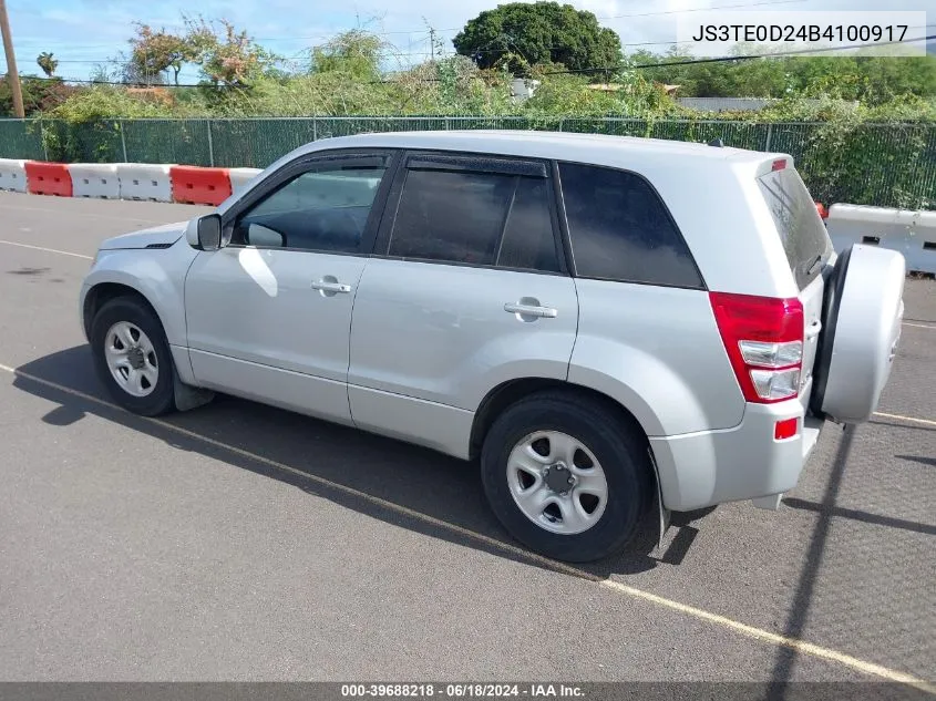 JS3TE0D24B4100917 2011 Suzuki Grand Vitara Premium