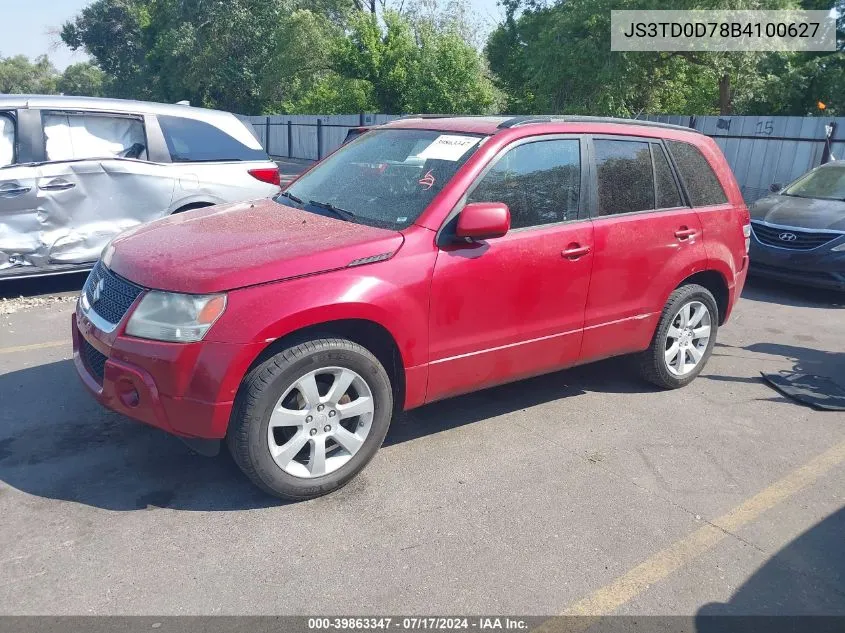 2011 Suzuki Grand Vitara Limited VIN: JS3TD0D78B4100627 Lot: 39863347