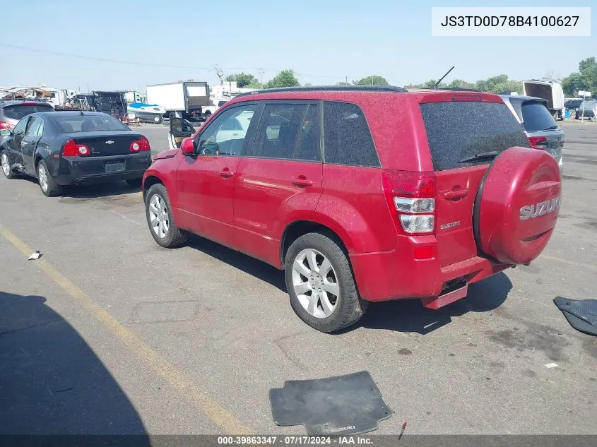 2011 Suzuki Grand Vitara Limited VIN: JS3TD0D78B4100627 Lot: 39863347