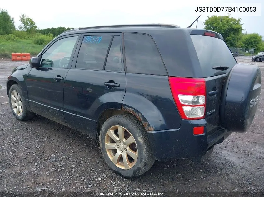 JS3TD0D77B4100053 2011 Suzuki Grand Vitara Limited