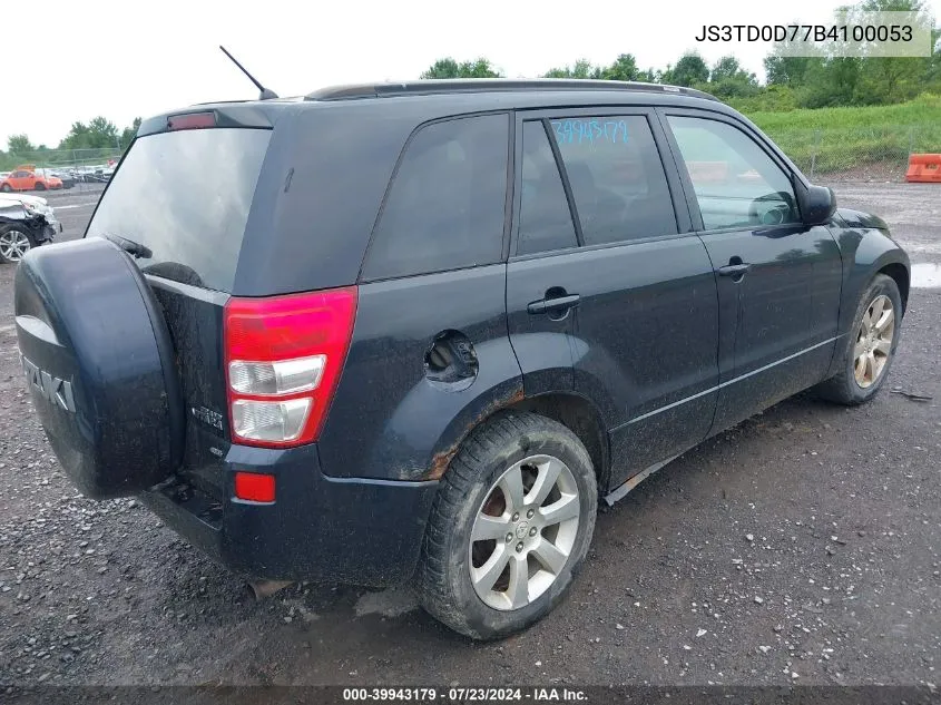 JS3TD0D77B4100053 2011 Suzuki Grand Vitara Limited