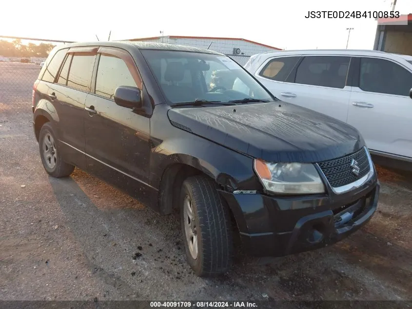 JS3TE0D24B4100853 2011 Suzuki Grand Vitara Premium