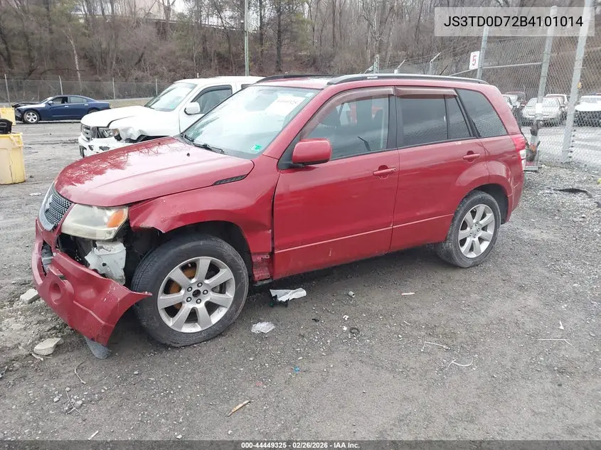 2011 Suzuki Grand Vitara Limited VIN: JS3TD0D72B4101014 Lot: 44449325