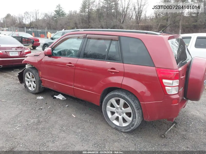 2011 Suzuki Grand Vitara Limited VIN: JS3TD0D72B4101014 Lot: 44449325