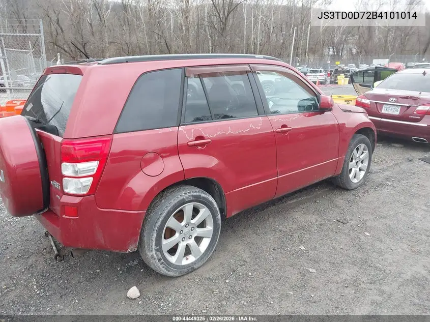 2011 Suzuki Grand Vitara Limited VIN: JS3TD0D72B4101014 Lot: 44449325