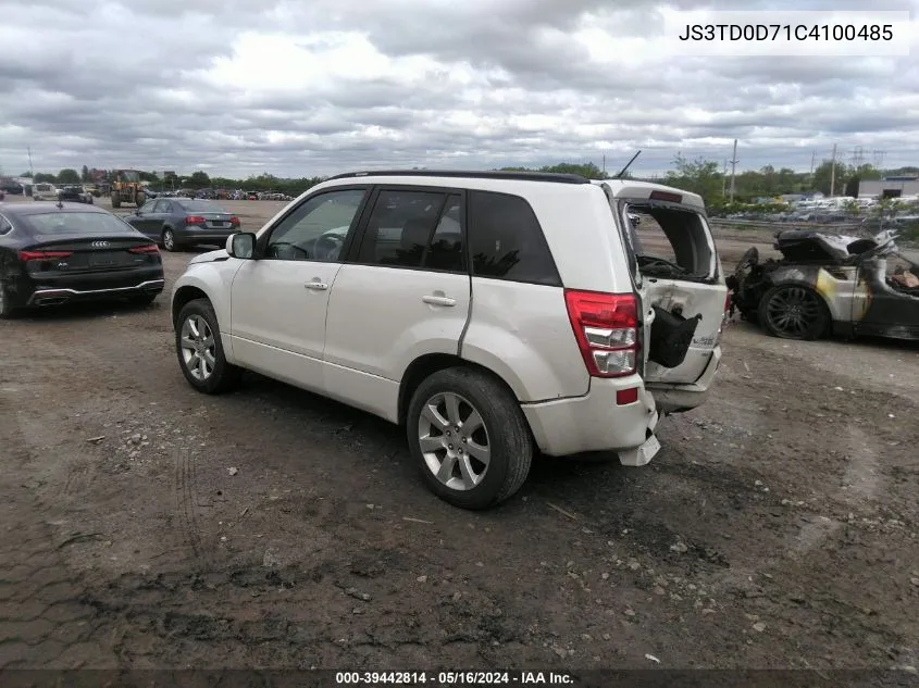 2012 Suzuki Grand Vitara Limited VIN: JS3TD0D71C4100485 Lot: 39442814