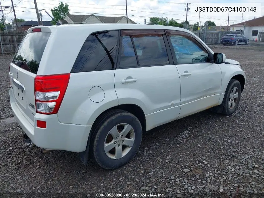 2012 Suzuki Grand Vitara Premium VIN: JS3TD0D67C4100143 Lot: 39528090