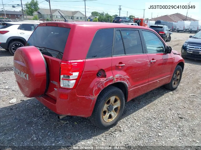 2012 Suzuki Grand Vitara Premium VIN: JS3TD0D29C4100349 Lot: 39798909