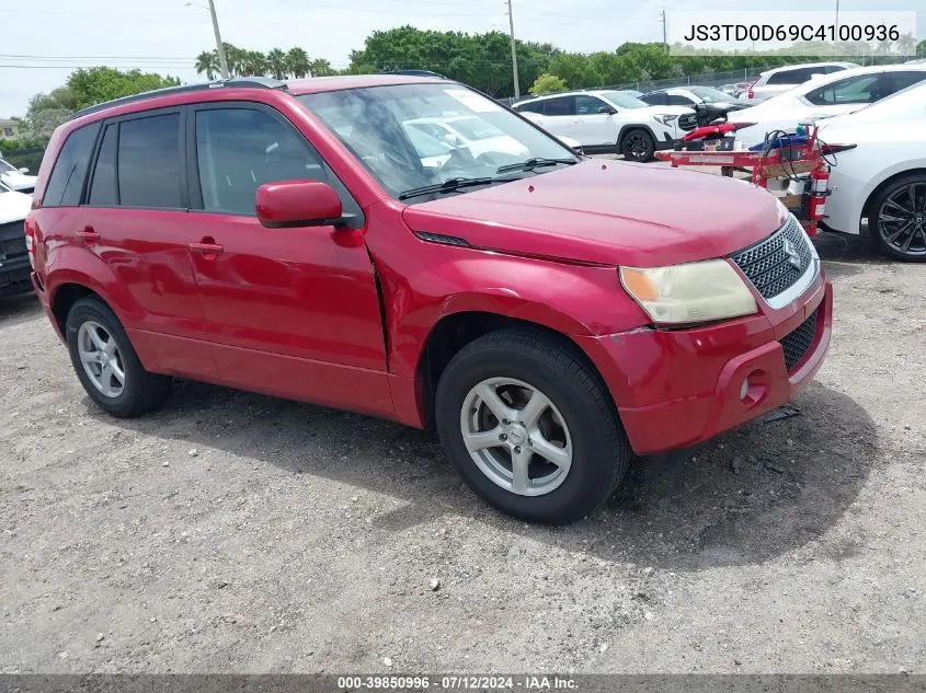 2012 Suzuki Grand Vitara Premium VIN: JS3TD0D69C4100936 Lot: 39850996