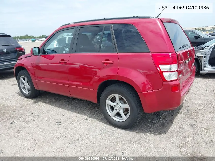 2012 Suzuki Grand Vitara Premium VIN: JS3TD0D69C4100936 Lot: 39850996