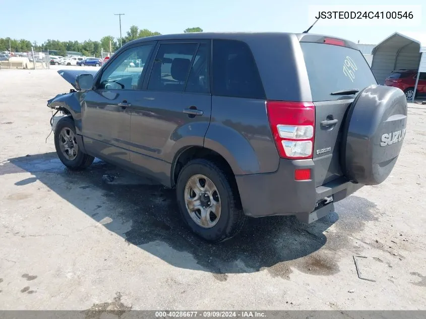 2012 Suzuki Grand Vitara Premium VIN: JS3TE0D24C4100546 Lot: 40286677