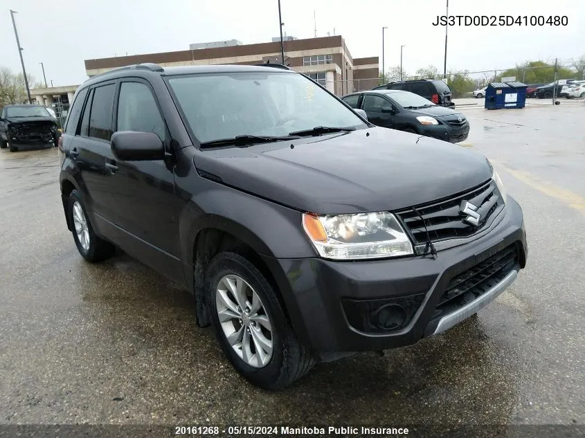 JS3TD0D25D4100480 2013 Suzuki Grand Vitara Jx