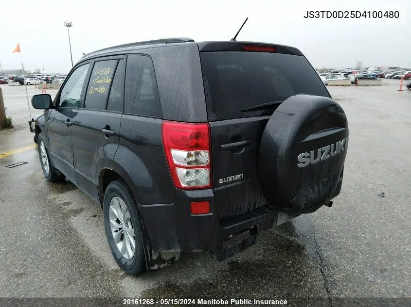 JS3TD0D25D4100480 2013 Suzuki Grand Vitara Jx