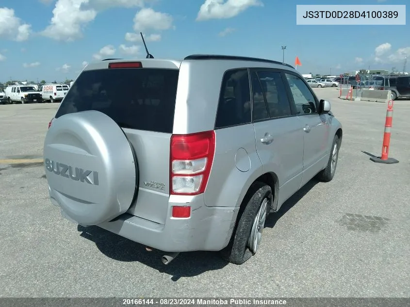 JS3TD0D28D4100389 2013 Suzuki Grand Vitara Jx