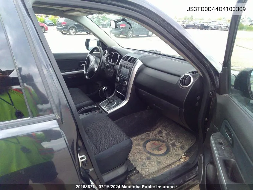 JS3TD0D44D4100309 2013 Suzuki Grand Vitara Jlx