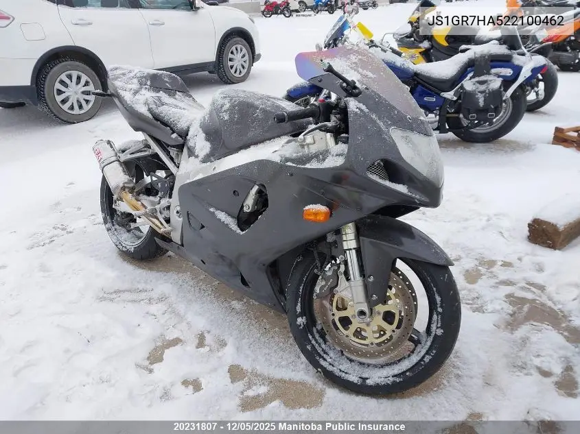 JS1GR7HA522100462 2002 Suzuki Gsx-R750